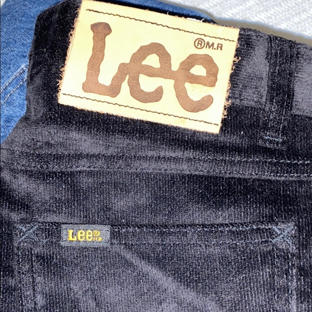 Lee Vintage Black Corduroy Pants - image 4